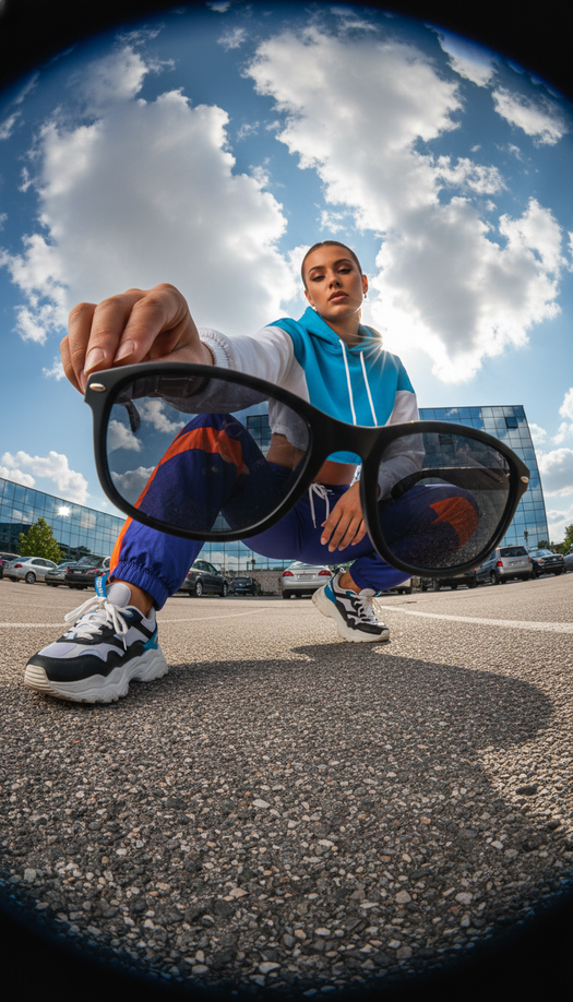 street fashion фотосессия на парковке