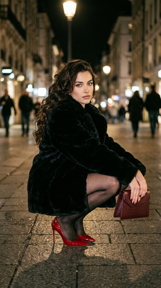 nochnaya-gorodskaya-fotosessiya-v-shube-i-na-shpilkah