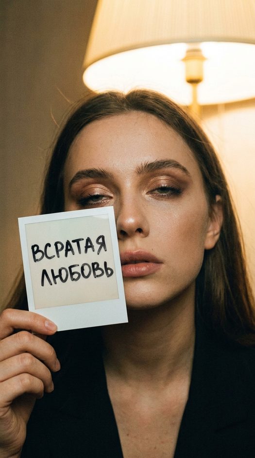 пленочный портрет с полароидом и дымом