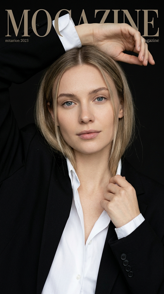 студийная fashion фотосессия на черном фоне