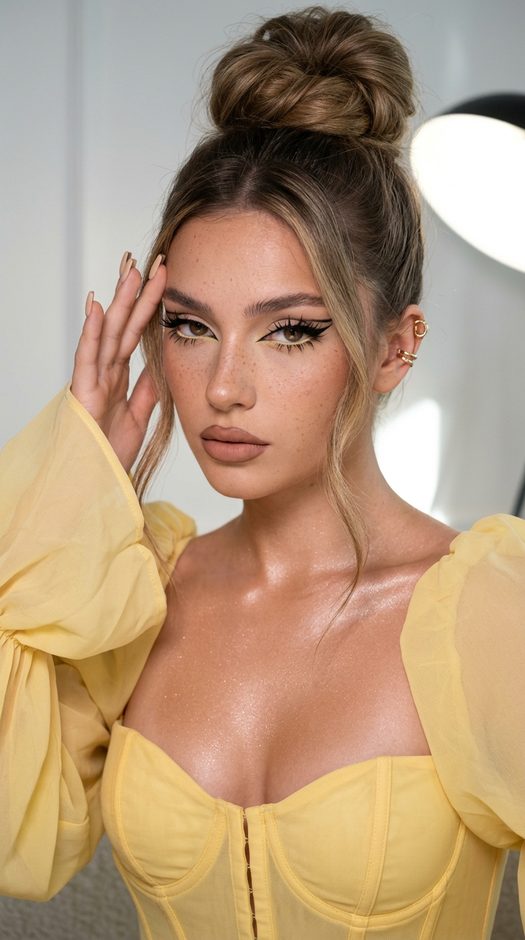 бьюти фотосессия крупный портрет в high fashion