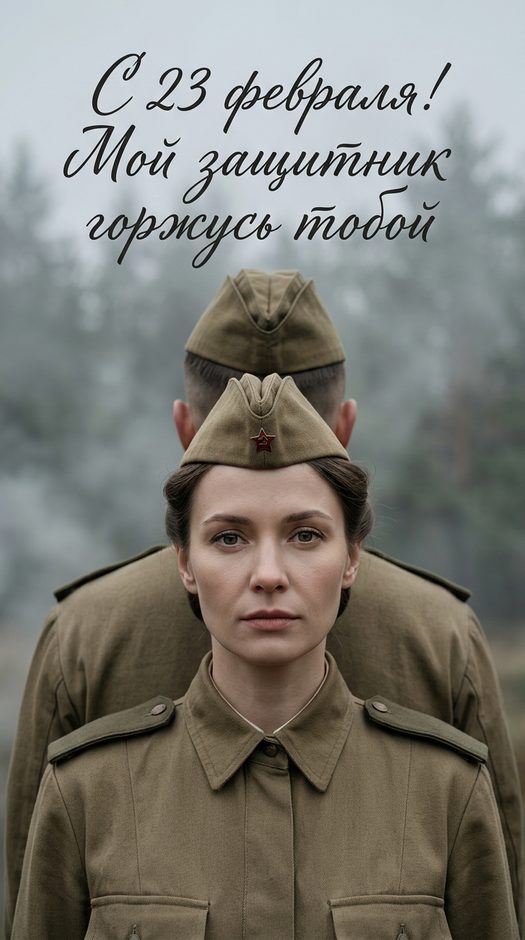 военная фотосессия к 23 февраля с надписью