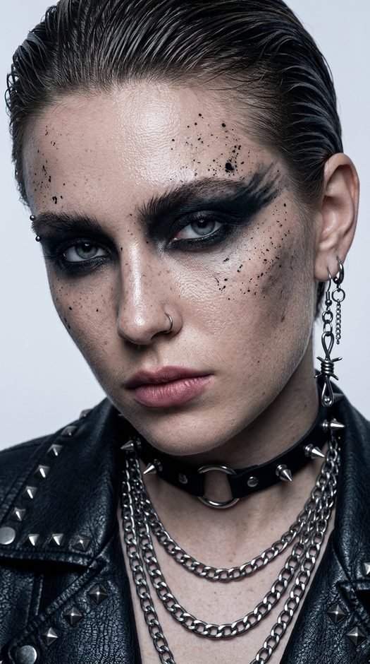 бьюти фотосессия крупным планом с smoky eyes