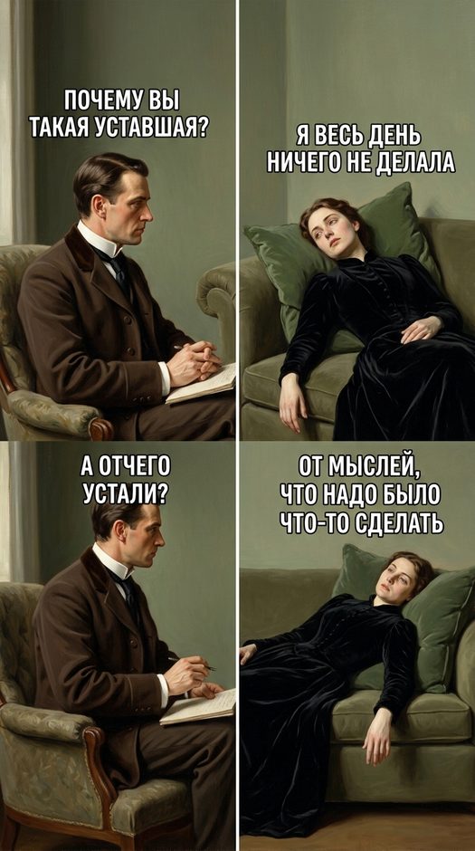 психоанализ в викторианском интерьере